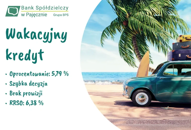 Baner kredyt wakacyjny